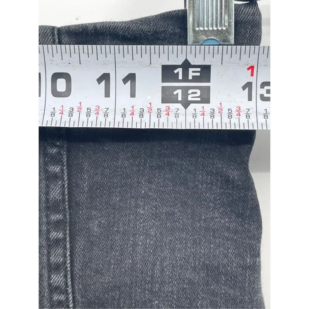 Free People Denim Skirt Women Size‎ 2 Black Mini